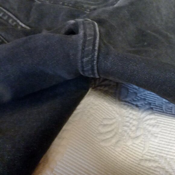 Lattelier Jeans Black Stone Washed Unhemmed Rough Edge (M) 27" - Picture 16 of 16